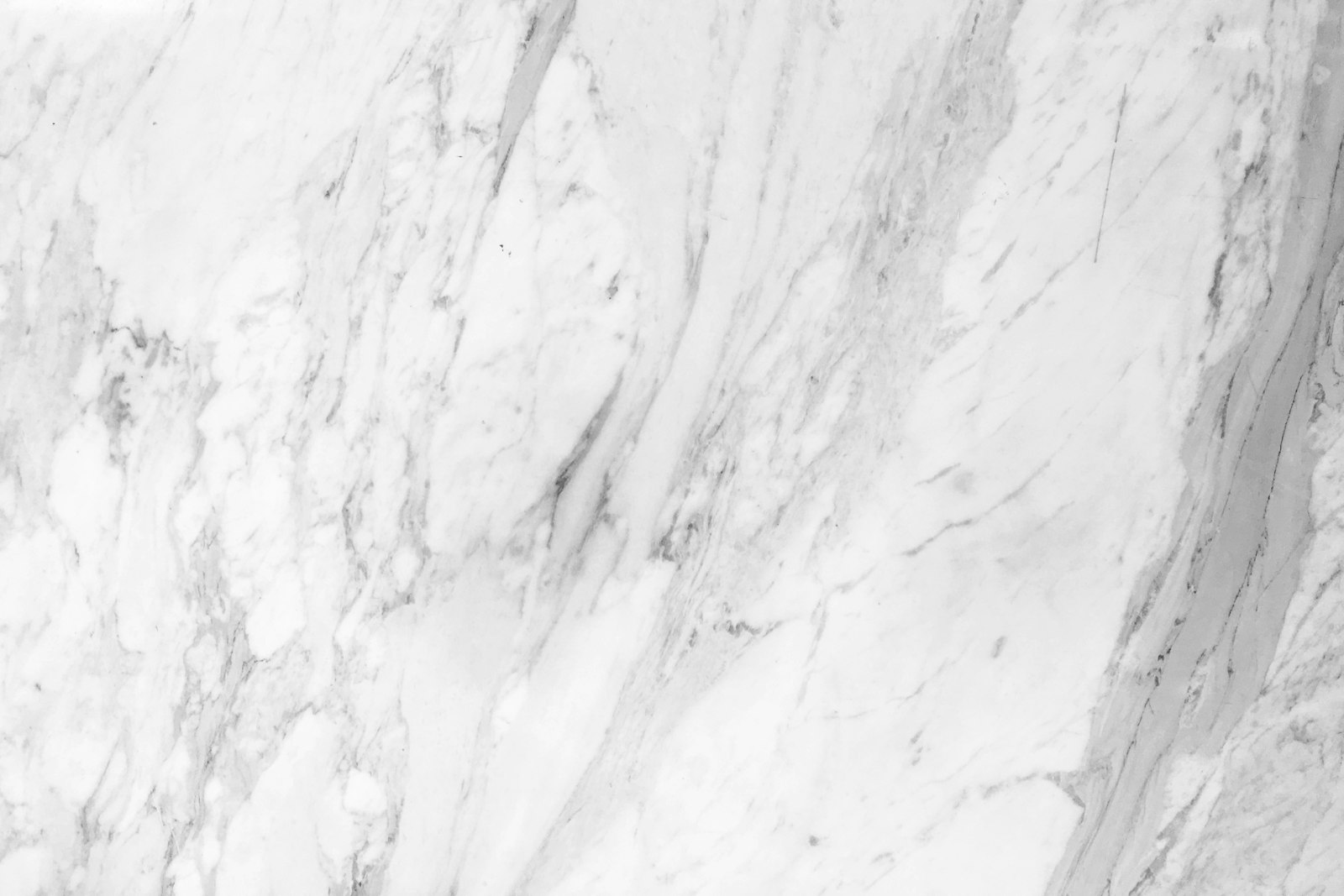 Close view of white marble with grey veining